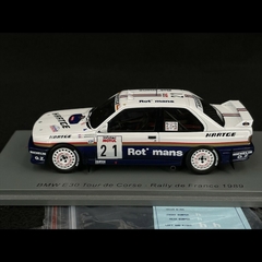 Miniatura BMW E30 M3 #21 - Rally De France 1989 - 1/43 Spark