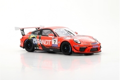 Miniatura Porsche 911 #7 GT3 Cup - Miguel Paludo - Porsche Cup Brasil 2020 - 1/43 Spark