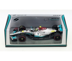 Miniatura Mercedes AMG W13 #44 F1 - L. Hamilton - GP Bahrain 2022 - 1/43 Spark