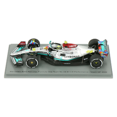 Miniatura Mercedes-Benz AMG W13 F1 - L. Hamilton - GP Miami 2022 - 1/43 Spark