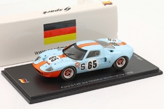 Miniatura Ford GT40 Gulf #65 - 1000km Nürburgring 1968 - 1/43 Spark