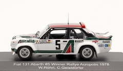 Miniatura Fiat 131 Abarth #5 - W. Röhl - Rali Acropolis 1978 - 1/43 CMR