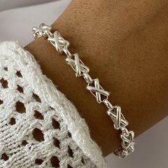 pulsera plata (cod 14738)