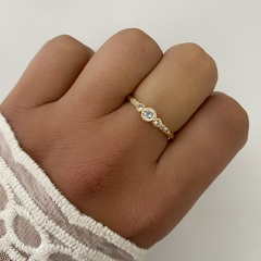 Anillo Bañado en Oro (cod 11373)