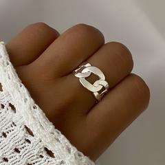 anillo acero blanco (cod 13532)