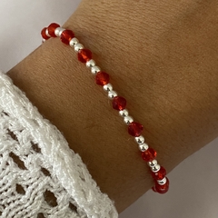 pulsera acero blanco 17 a 21cm (cod 15206)