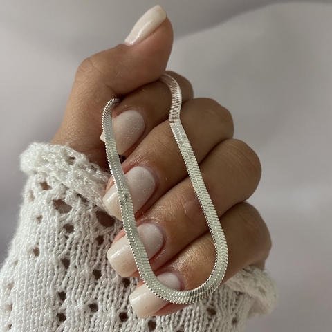 cadena acero blanco 50cm (cod 14947)