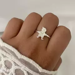 ANILLO ACERO BLANCO (COD 17668)