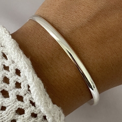 Pulsera acero blanco 4mm (cod 15769)