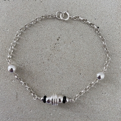 Pulsera Plata 19cm (cod 16696) - comprar online