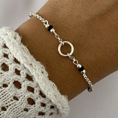 Pulsera Plata 18cm (cod 16684)