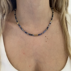 Collar de piedras naturales 42cm (cod 16693)