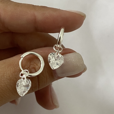 Argollas Plata 12mm par (cod 17277)