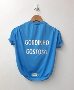 Camiseta Gordinho Gostoso Azul
