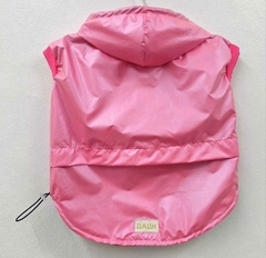 Jaqueta corta vento forrada rosa neon - comprar online