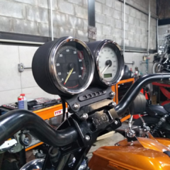 Suporte Duplo Velocímetro e Conta-giros - Harley Davidson Dyna e Sportster na internet