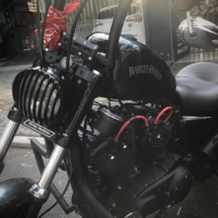 Kit Relocador de Farol M1 + Capa Mesa - Harley Davidson Sportster - comprar online