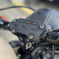 Tampa do Riser Ø1" com Luzes indicadoras - Harley Davidson - Guerra Custom Design