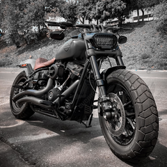 Grade de Farol Harley Davidson - FAT BOB - Guerra Custom Design