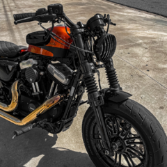 Capas de Bengala (Fork Cover) - Harley Davidson Forty Eight - 49mm - Guerra Custom Design