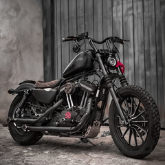 Kit Capa Bengala + Tampa Capa + Sanfona - Harley Davidson Sportster 883 Ø39mm - Guerra Custom Design