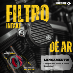 Filtro de ar Intake Harley Davidson - Guerra Custom Design