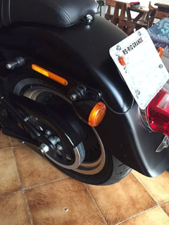 Suporte De Placa Inclinado M1 - Harley Davidson Sportster / Dyna / Softail na internet