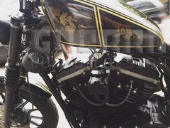 Imagem do Kit Relocador de Bobina Carburada + Cabos de Vela 8mm - Harley Davdison Sportster 883