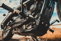 Peito De Aço - Protetor Cárter - Harley Davidson Sportster 883 E 1200 - Guerra Custom Design