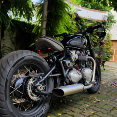 Kit Relocador de Luzes Traseiras - Triumph Bonneville Bobber - Guerra Custom Design