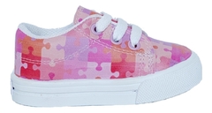 Zapas Ecocuero Estampado Con Cordon - comprar online