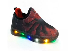 Zapatillas Niños Luces Led Elastizadas Spider Dino Novope® en internet