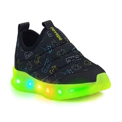 Zapatillas Niños Con Luces Led Tela Elastizada Novope® en internet