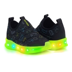 Zapatillas Niños Con Luces Led Tela Elastizada Novope® - tienda online