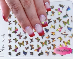 Adesivos auto-colantes nail art sticker Borboleta Holográfica - comprar online