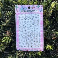 Adesivos para unhas auto-colantes nail art sticker