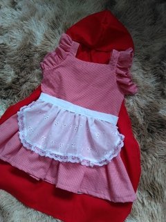 Vestido Chapeuzinho Vermelho na internet