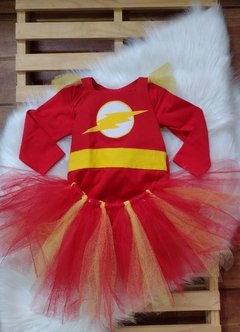 Kit Pai e Filha The Flash (Romper) - LaLa & TomTom