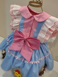 Vestido Fazendinha Rosa - Petite Fleur