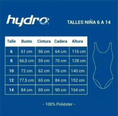 ENTERIZA HYDRO JUNIOR LINES CORAL BLANCO en internet