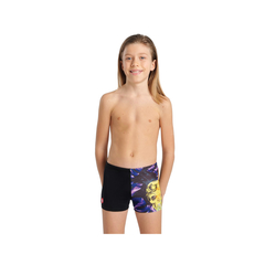 BOXER NATACIÓN ARENA JUNIOR CRAZY DRIVING SKULL MAXLIFE BLACK MULTI (550)