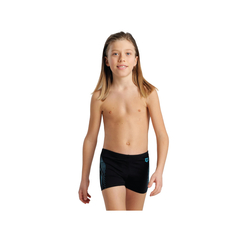 MALLA BOXER NATACIÓN ARENA JUNIOR GRAPHIC MAXLIFE ECO BLACK MARTINICA (580)