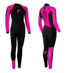 HEAD TRAJE NEOPRENE EXPLORER CON MANGAS MUJER OW 3.2.2 BLACK PINK