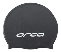 GORRA NATACIÓN ORCA SWIM CAP SILICONA BLACK - SOLO NATACIÓN