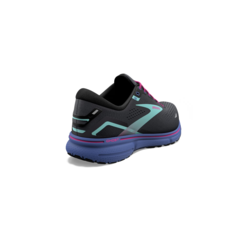 ZAPATILLAS BROOKS RUNNING GHOST 15 MUJER CUSHION NEUTRAL BLACK BLUE ARUBA (079) en internet