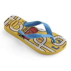 OJOTAS HAVAIANAS KIDS CARS AMARILLO ORO (0776) - comprar online