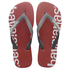 OJOTAS HAVAIANAS UNISEX TOP LOGOMANIA HIGHTECH FC VERMELHO APACHE RED