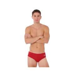 MALLA SLIP CLASSIC NATACIÓN HERACLES HOMBRE LISO 6002-04 ROJO