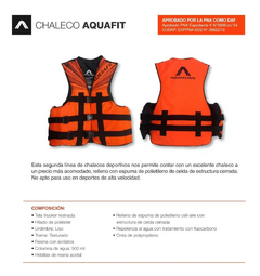 CHALECO AQUAFLOAT AQUAFIT VERDE TALLE 4 - comprar online