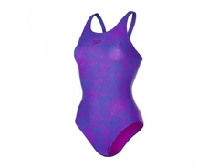 ENTERIZA NATACIÓN SPEEDO BOOM ALLOVER MUJER ENDURANCE 10 AZUL FUCSIA (709) - comprar online